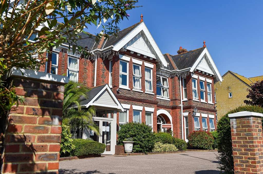 The Shelley residential care home in Worthing